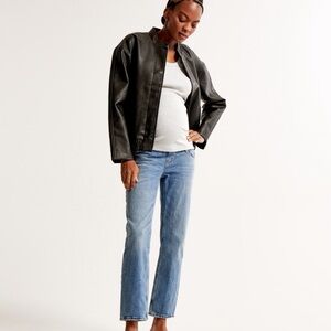 Abercrombie Maternity Ankle Straight Jeans NWT